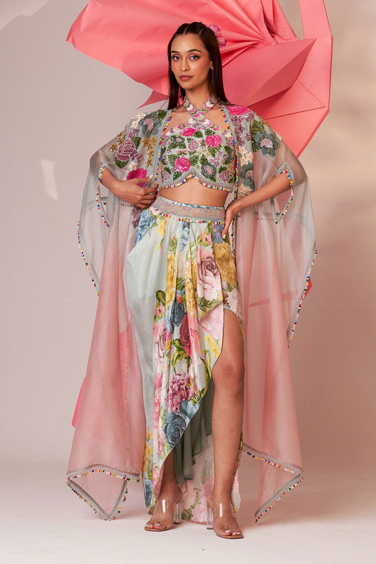 Ombre cape set