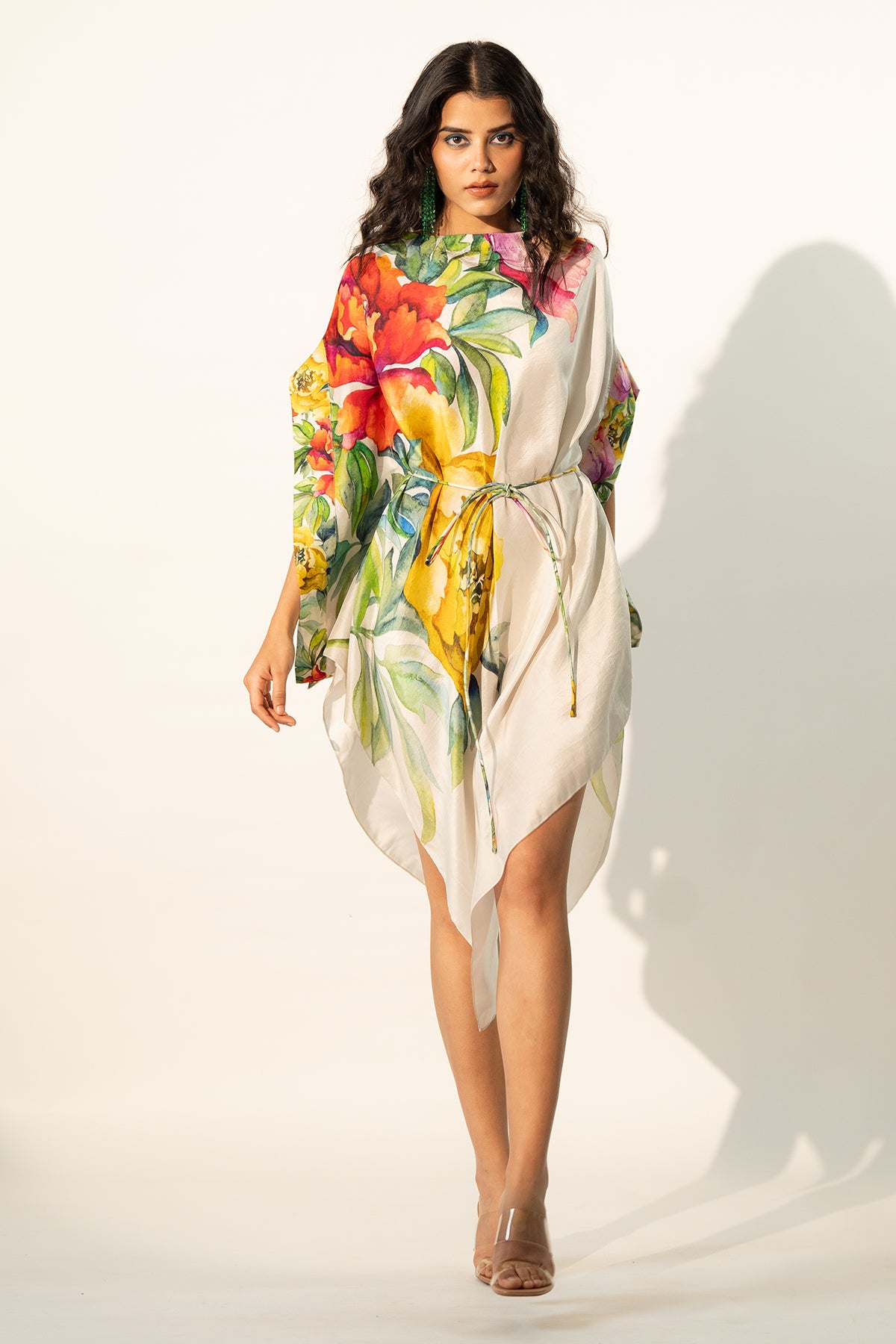 COWL DRAPED DRESS