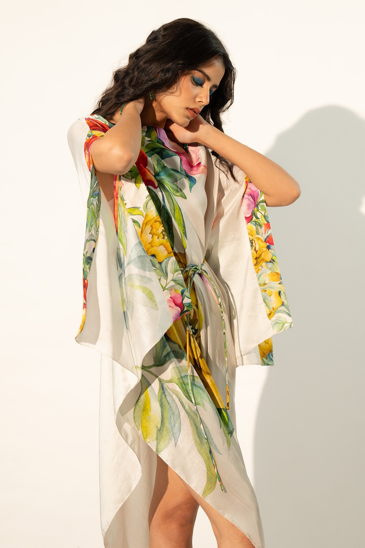 COWL DRAPED DRESS