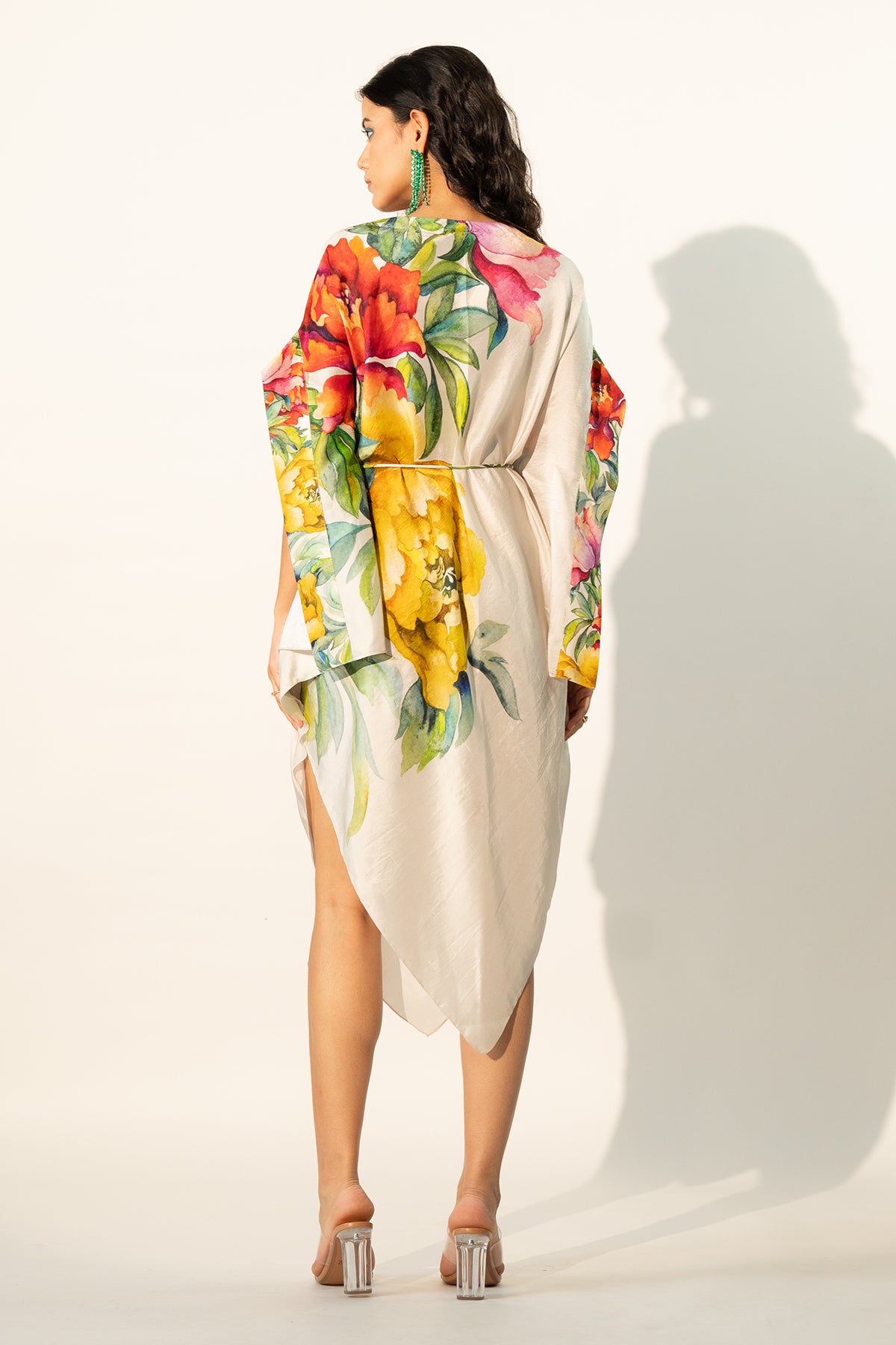 COWL DRAPED DRESS
