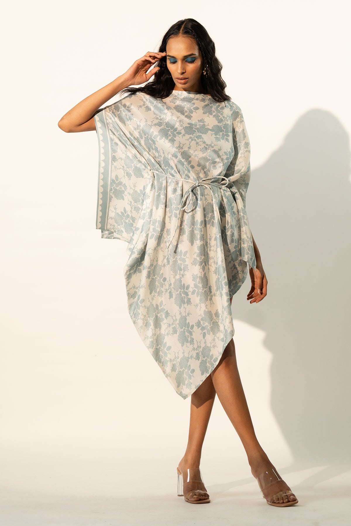 COWL DRAPED DRESS