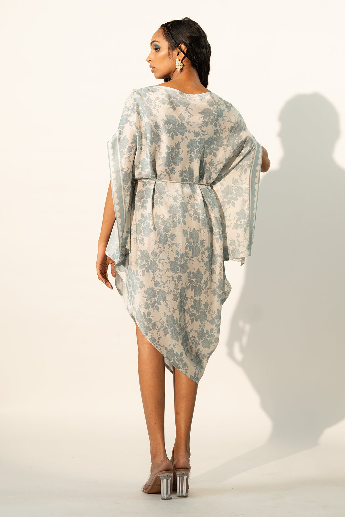 COWL DRAPED DRESS