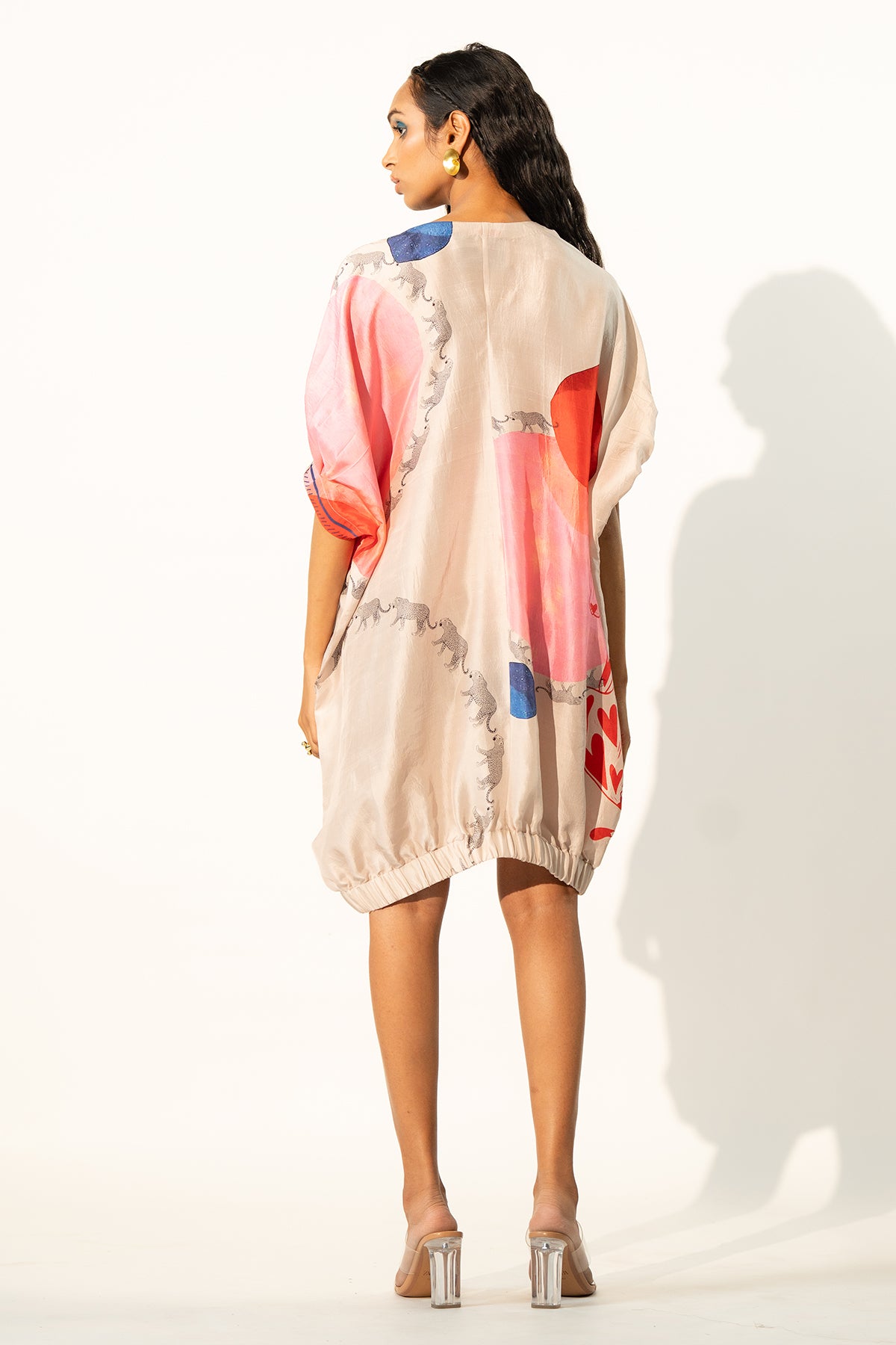 ELASTICATED HEM DRESS