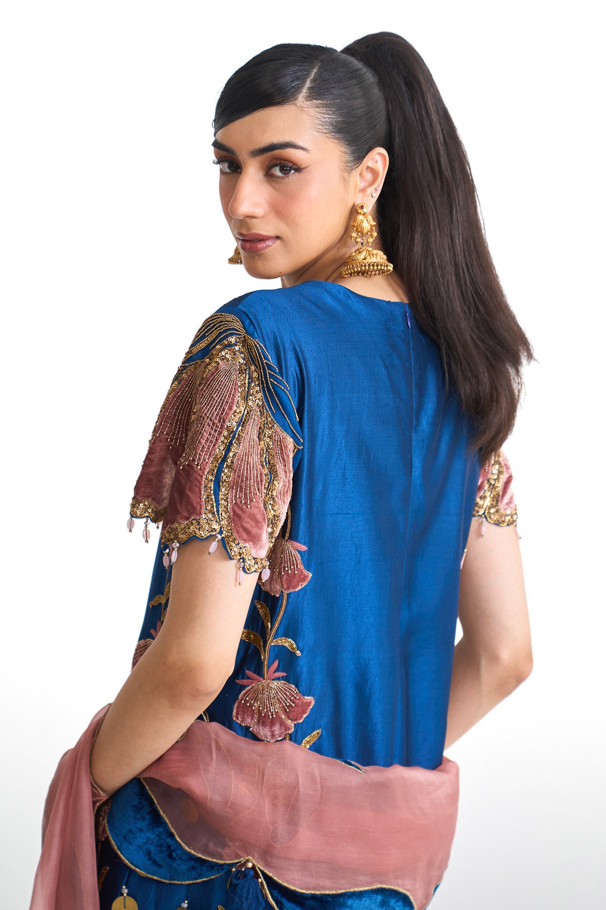 Genda phool Long suit set