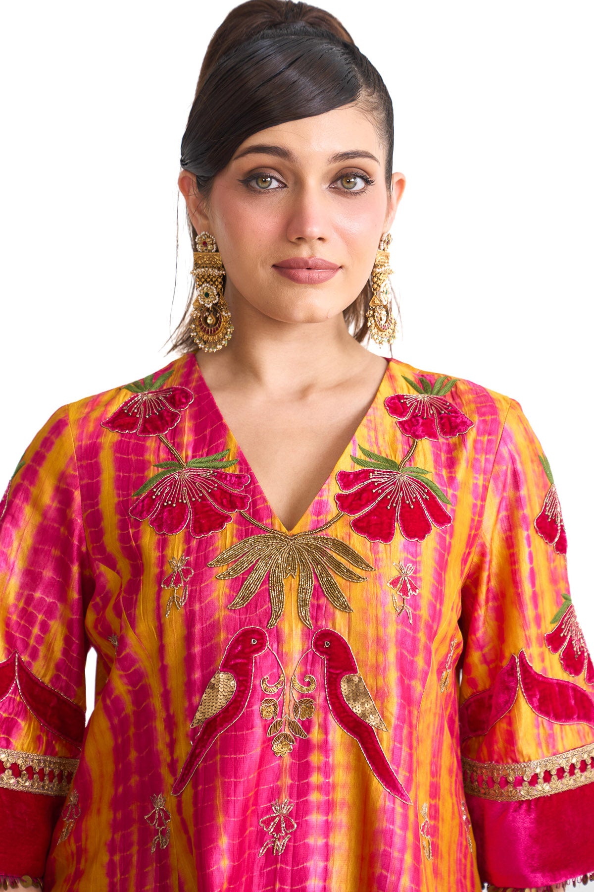 Genda phool Princess line suit set