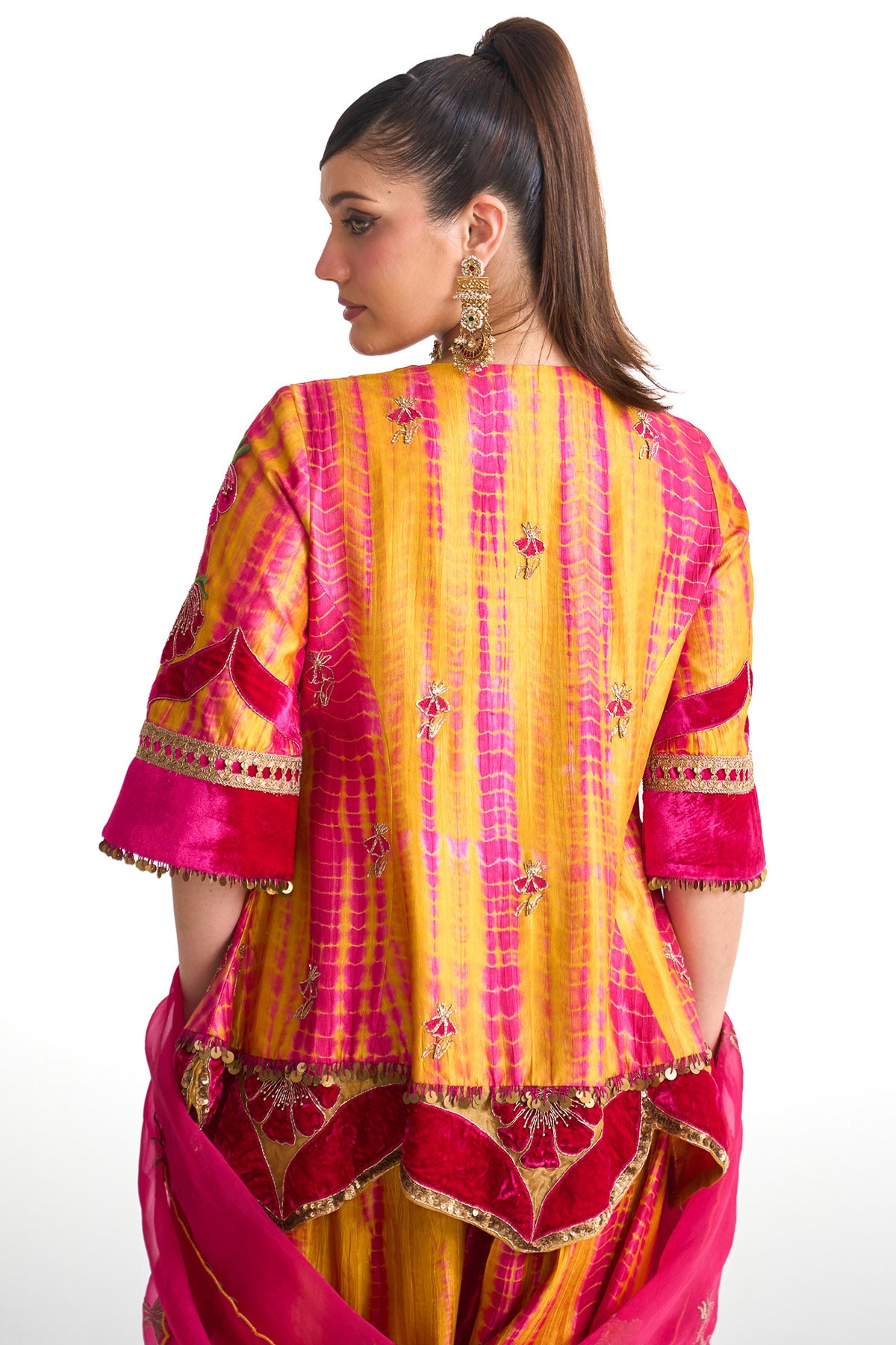 Genda phool Princess line suit set