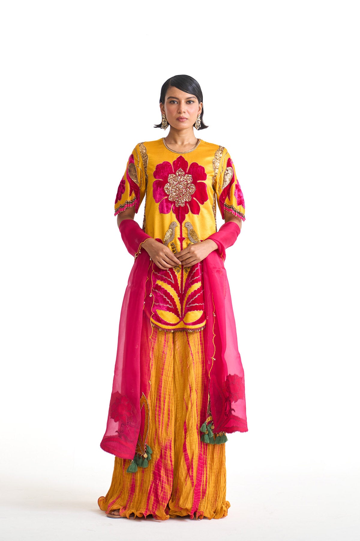 Genda phool Short suit set