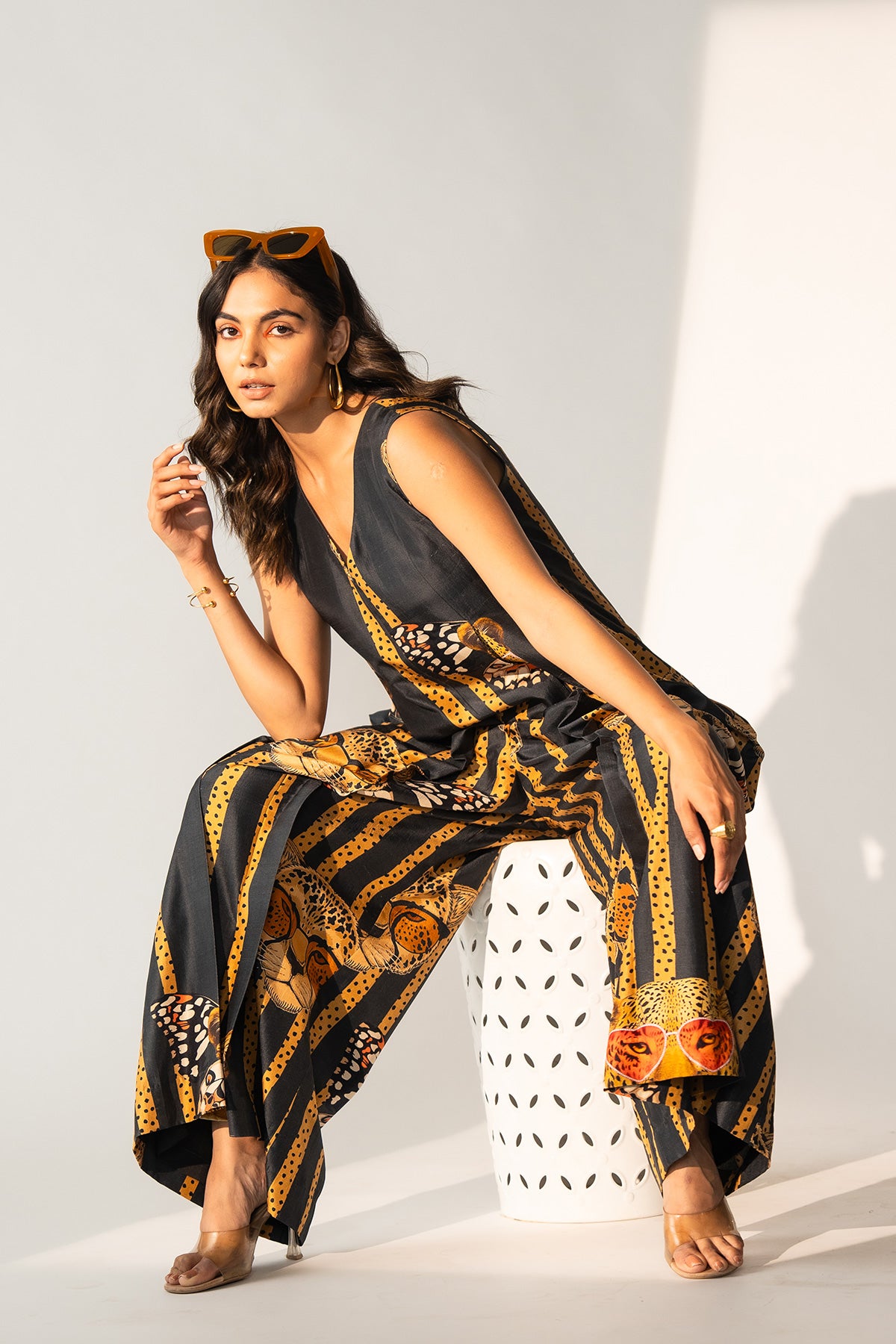 PLEATED JUMPSUIT
