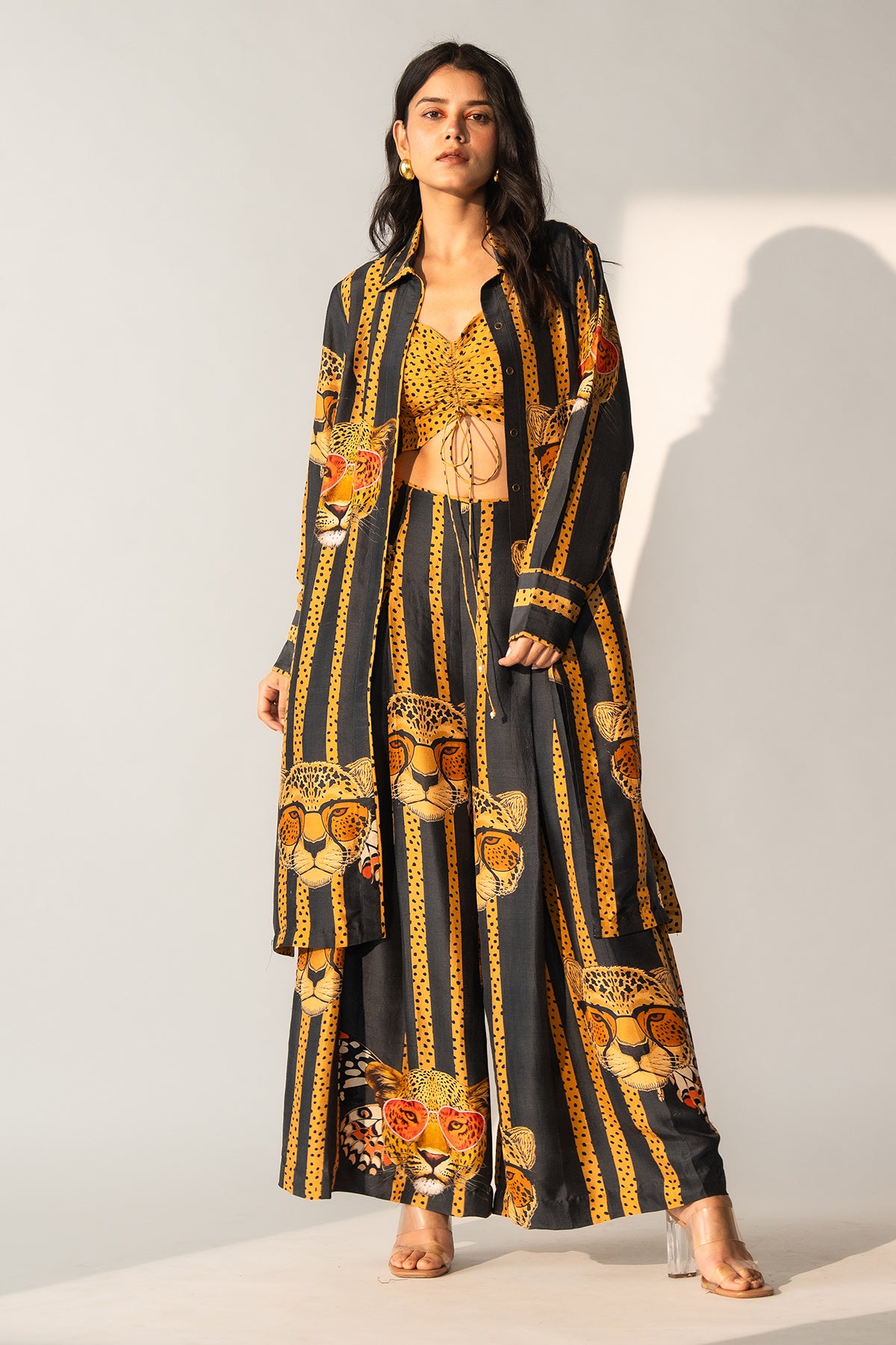CO-ORD WITH PLEATED PANTS