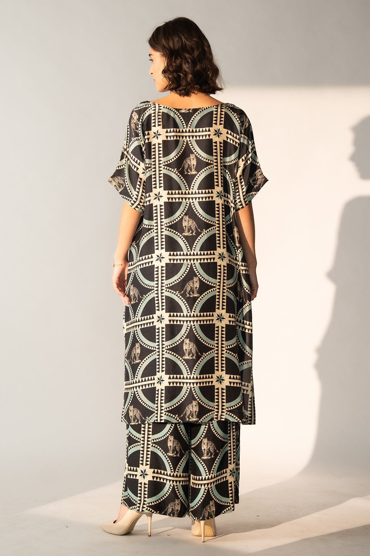 Kurta Kaftan and Palazzo