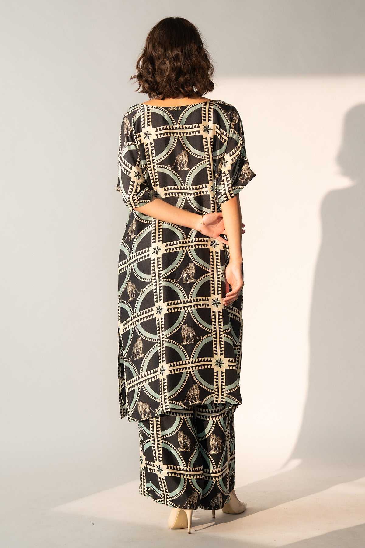 Kurta Kaftan and Palazzo