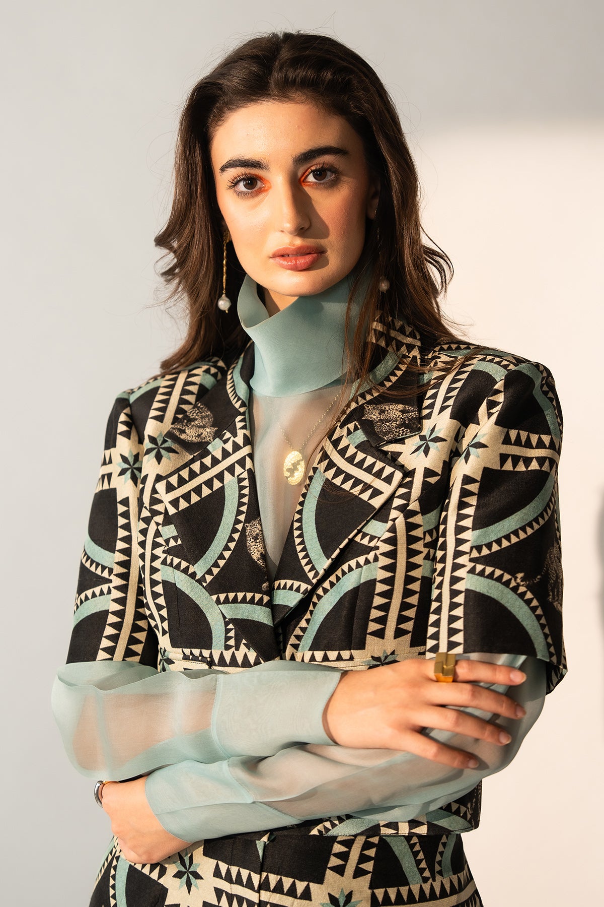 Crop Blazer