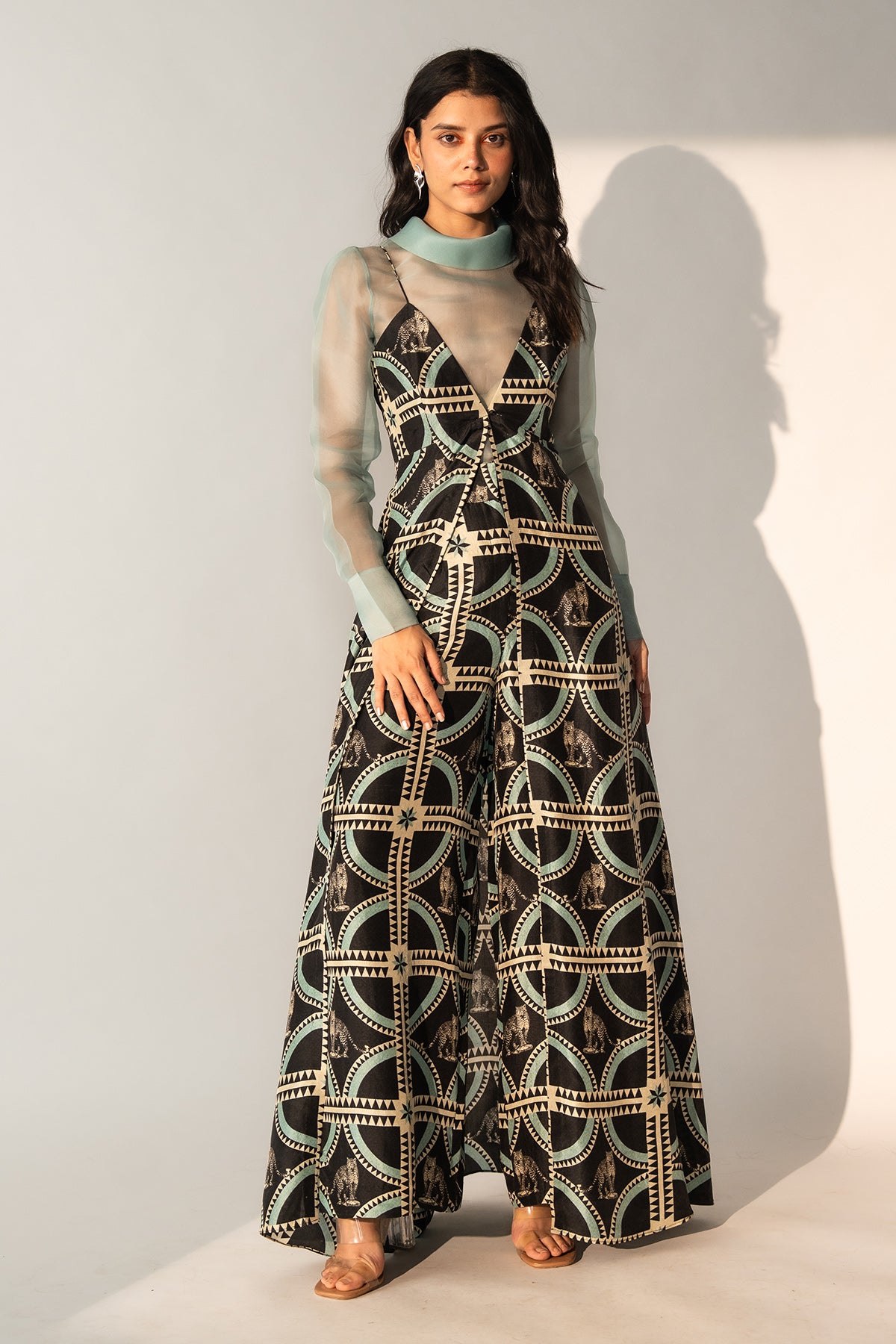 V Neck Maxi Top