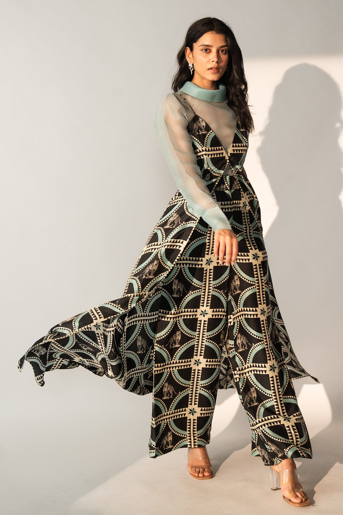 V Neck Maxi Top