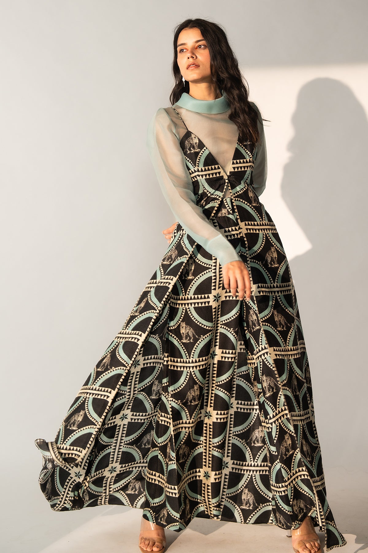 V Neck Maxi Top