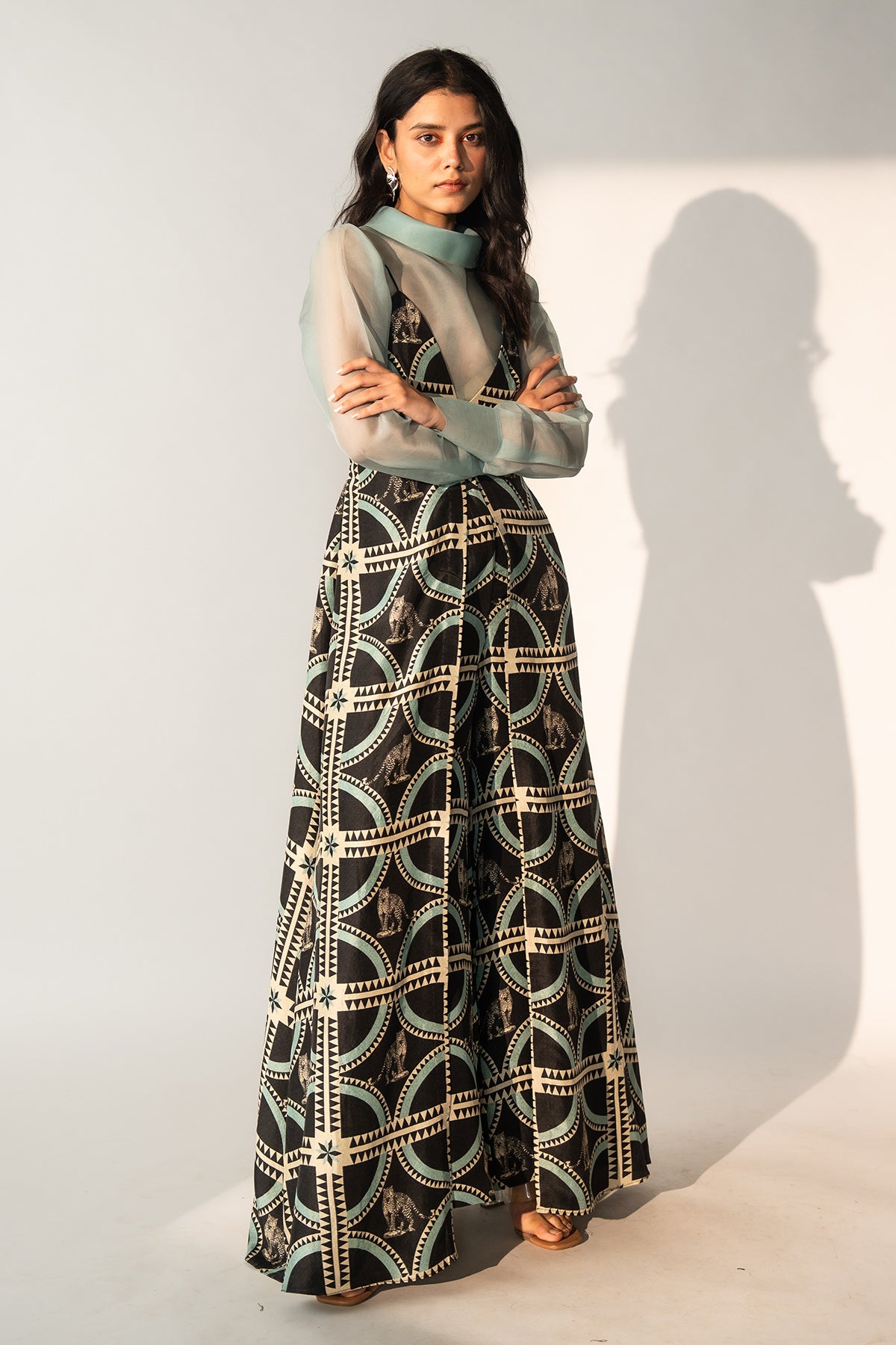 V Neck Maxi Top