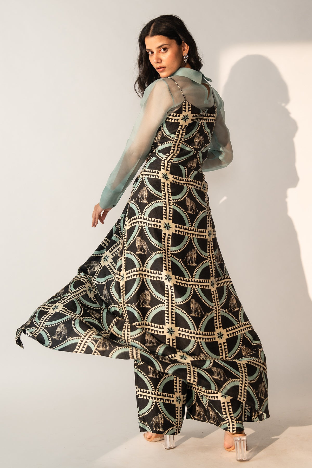 V Neck Maxi Top