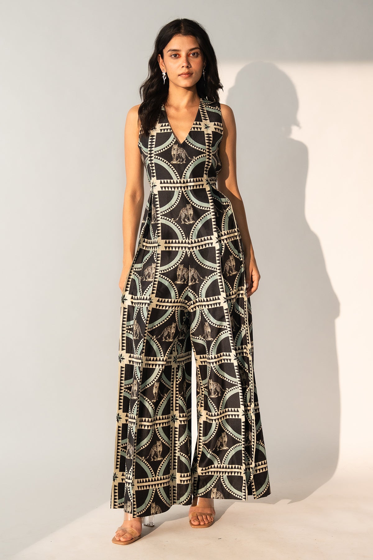 Pleated Jumpsuit