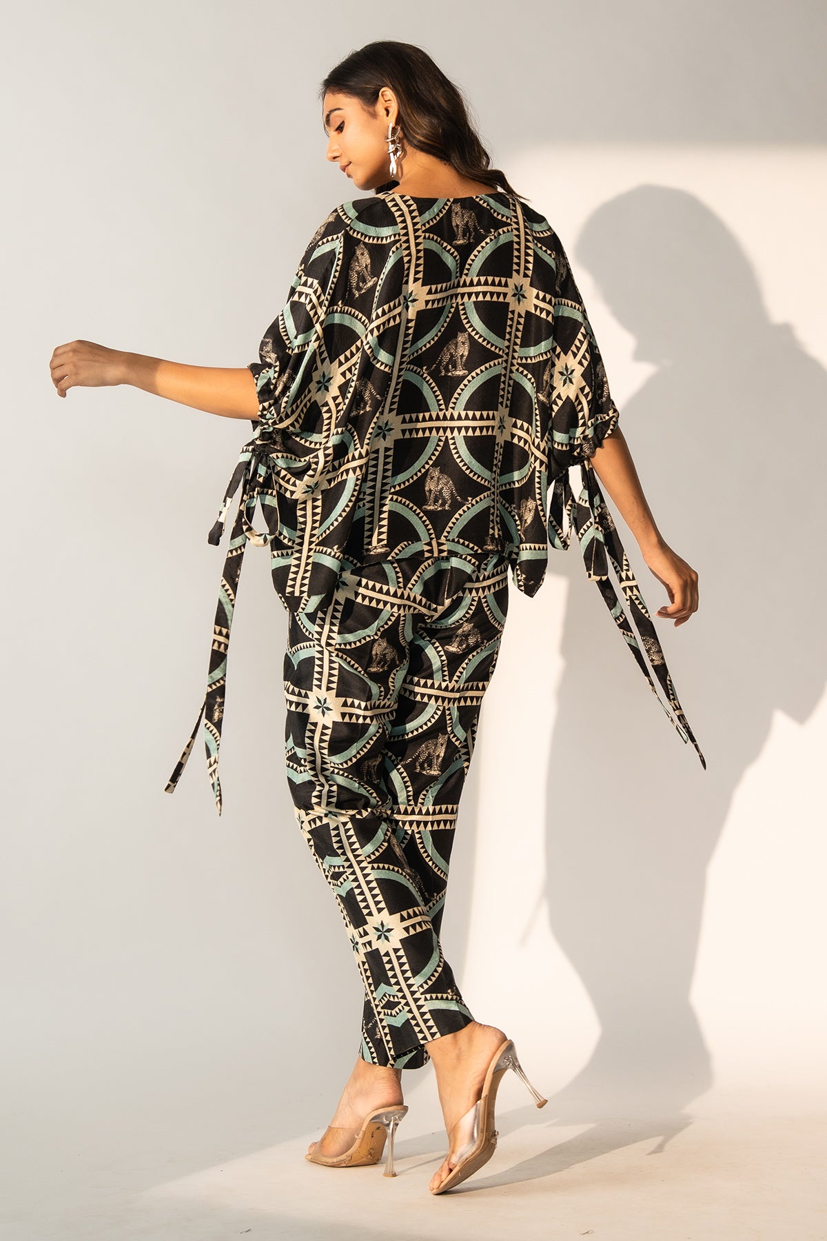 V Neck Batwing Top