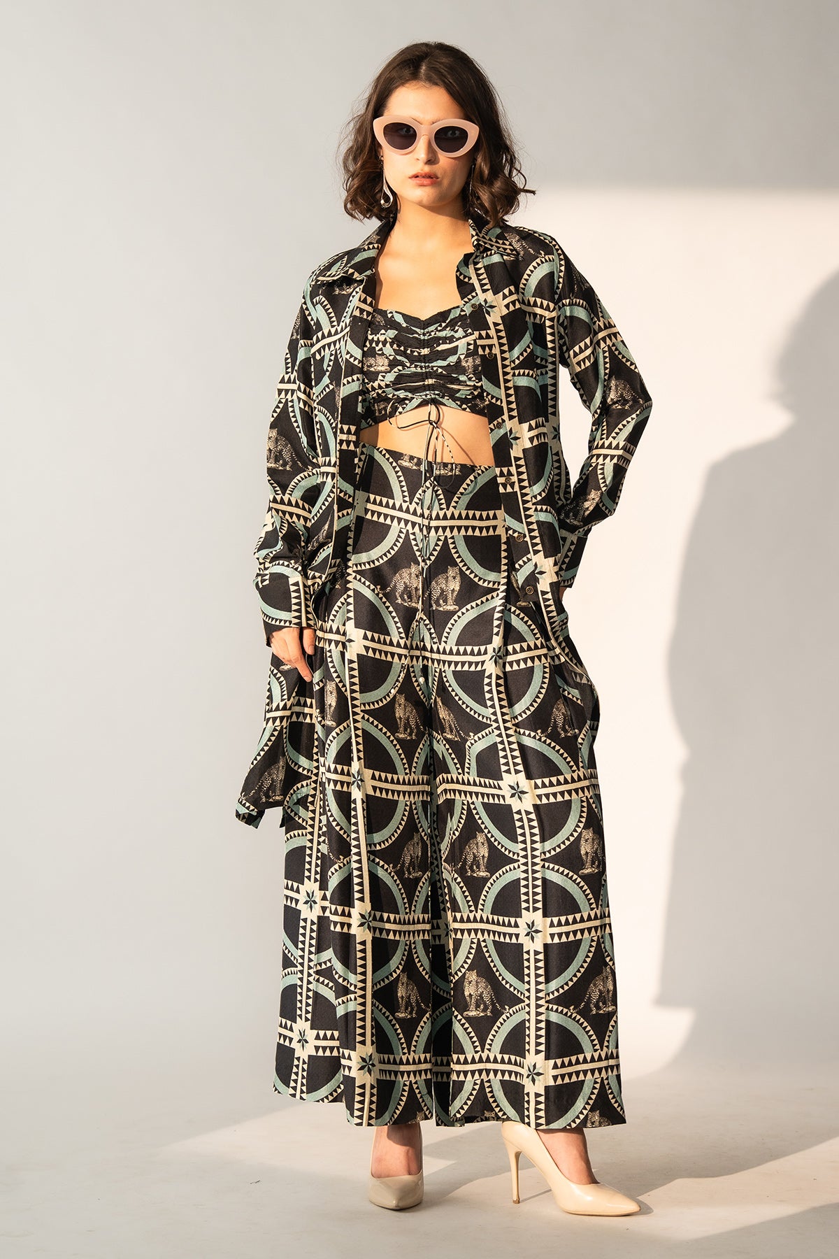 Co-Ord with Pleated Pants