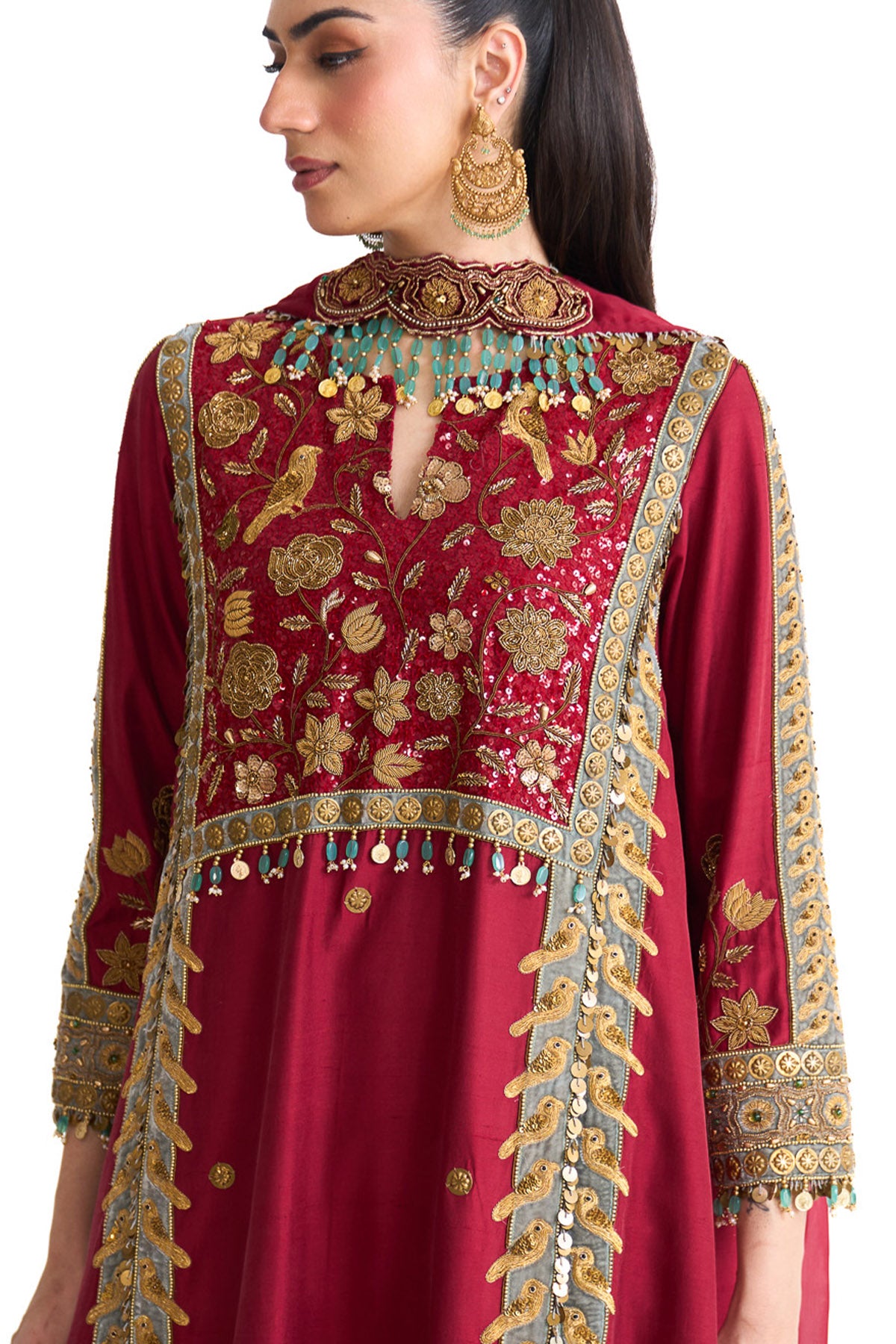 Golden story suit set