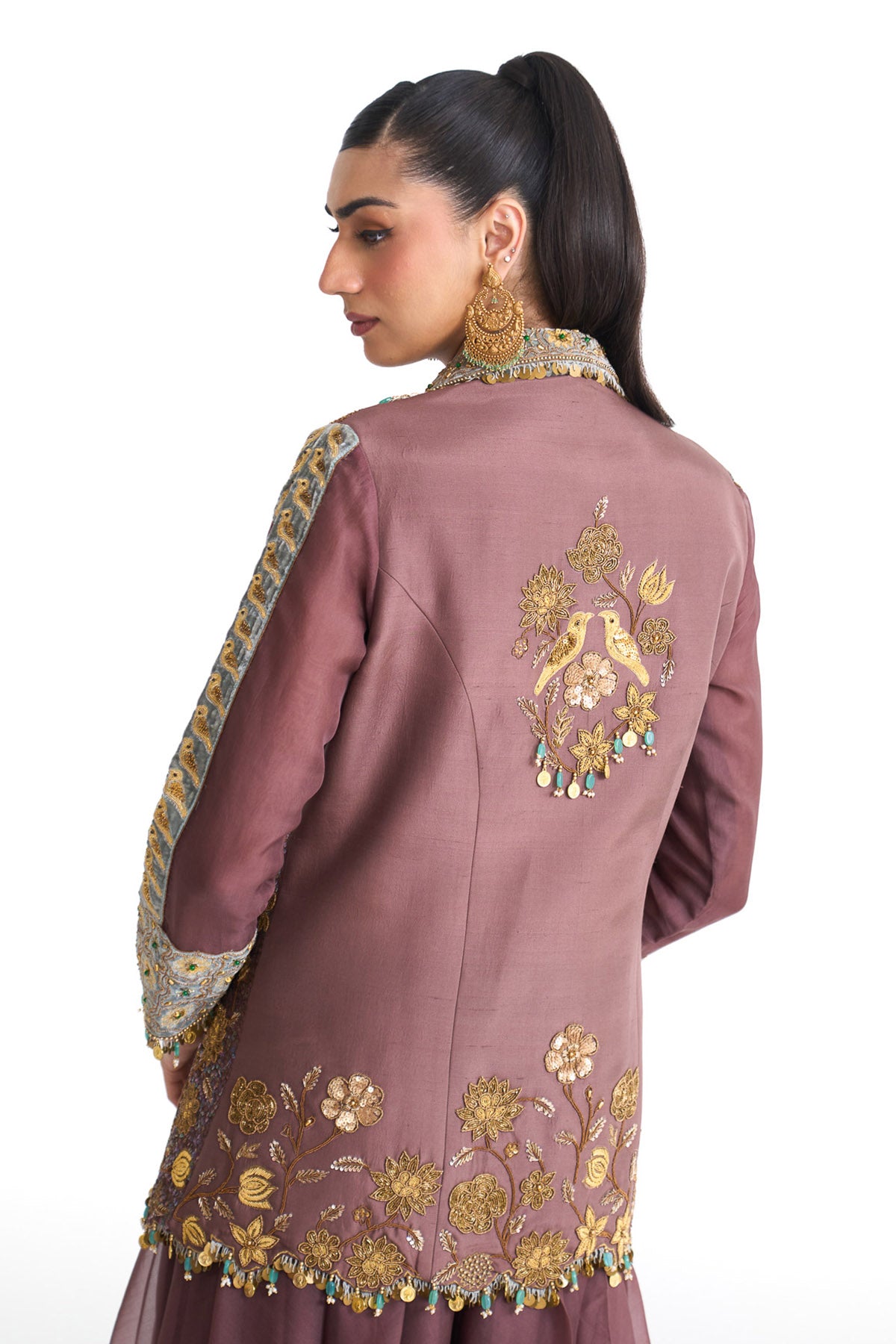 Golden story heavy jacket and sharara