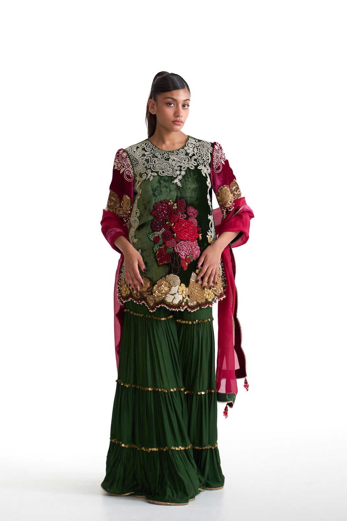 Jade garara suit set
