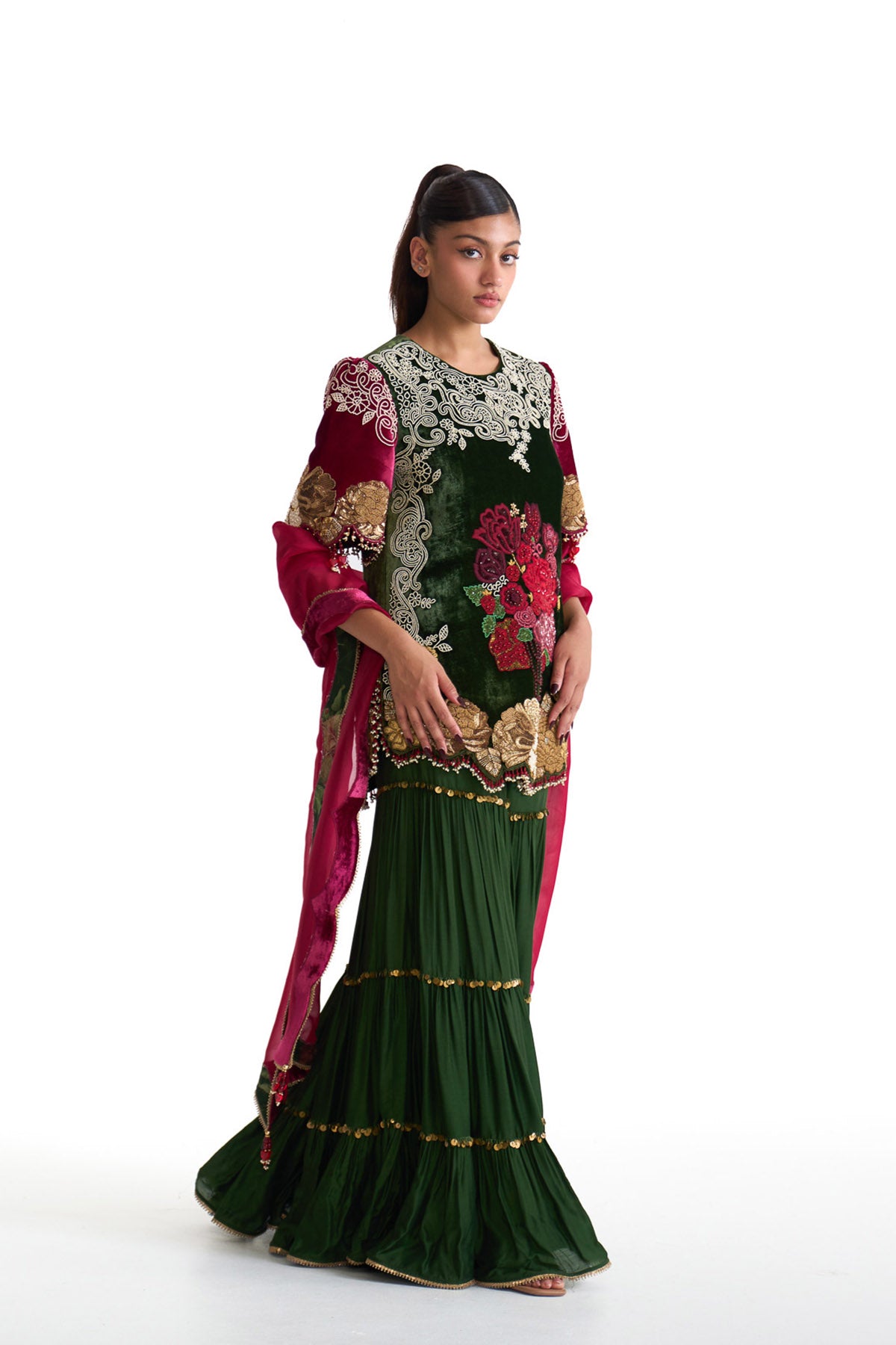 Jade garara suit set