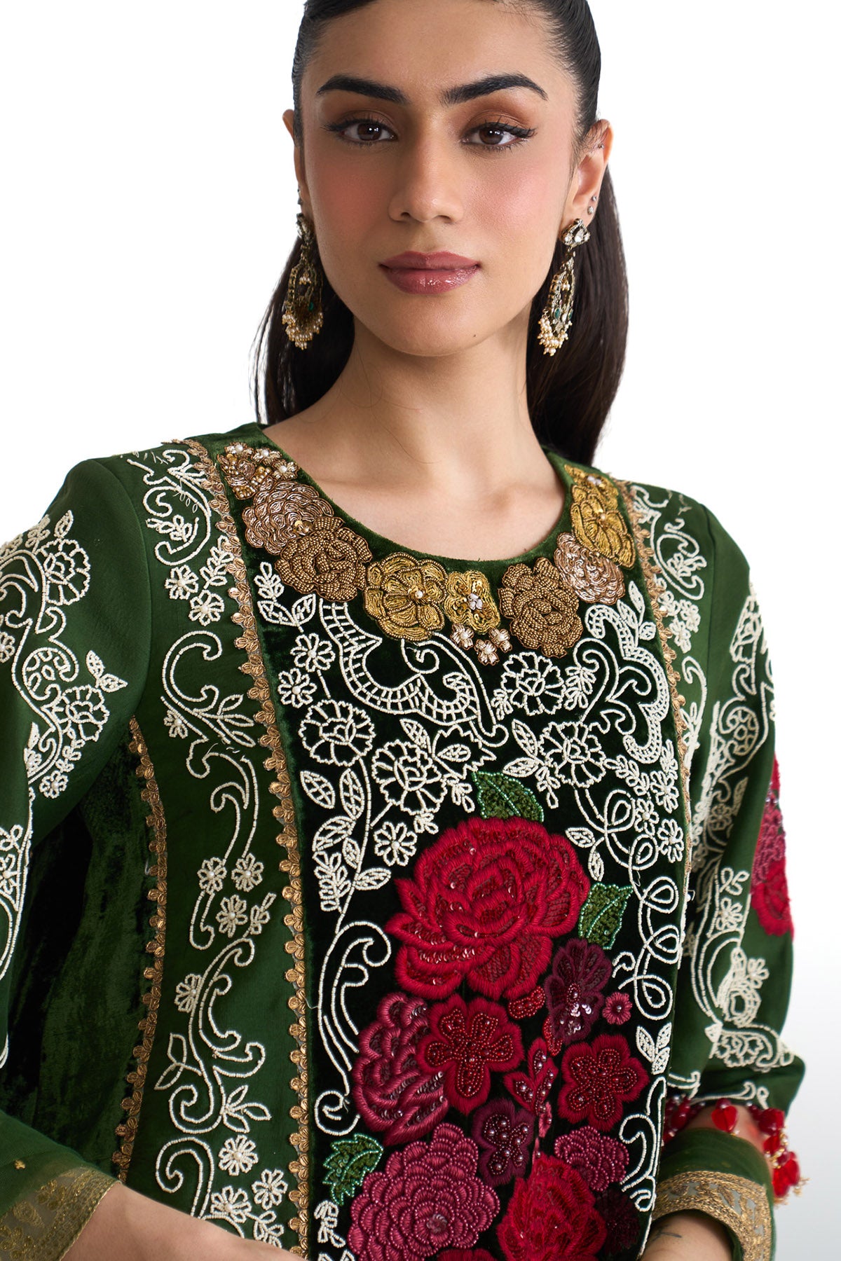Jade flare suit set