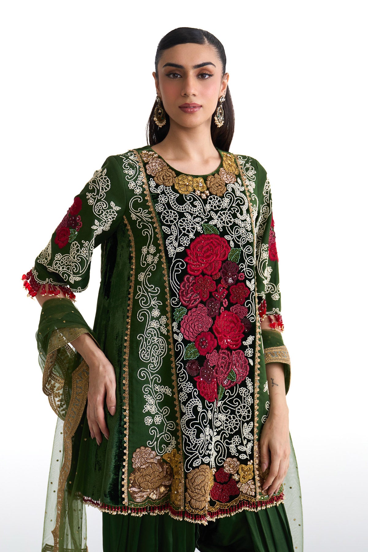 Jade flare suit set
