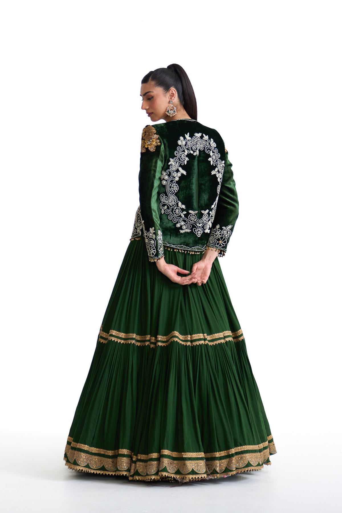 Jade jacket lehenga set