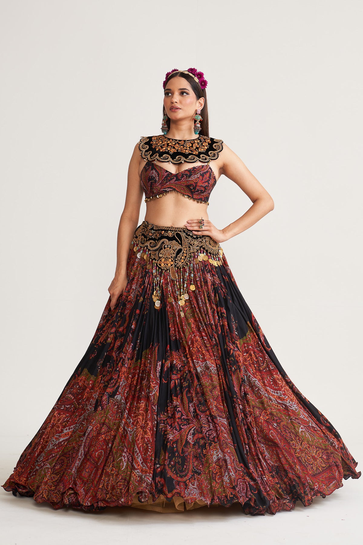 Jacket lehenga set