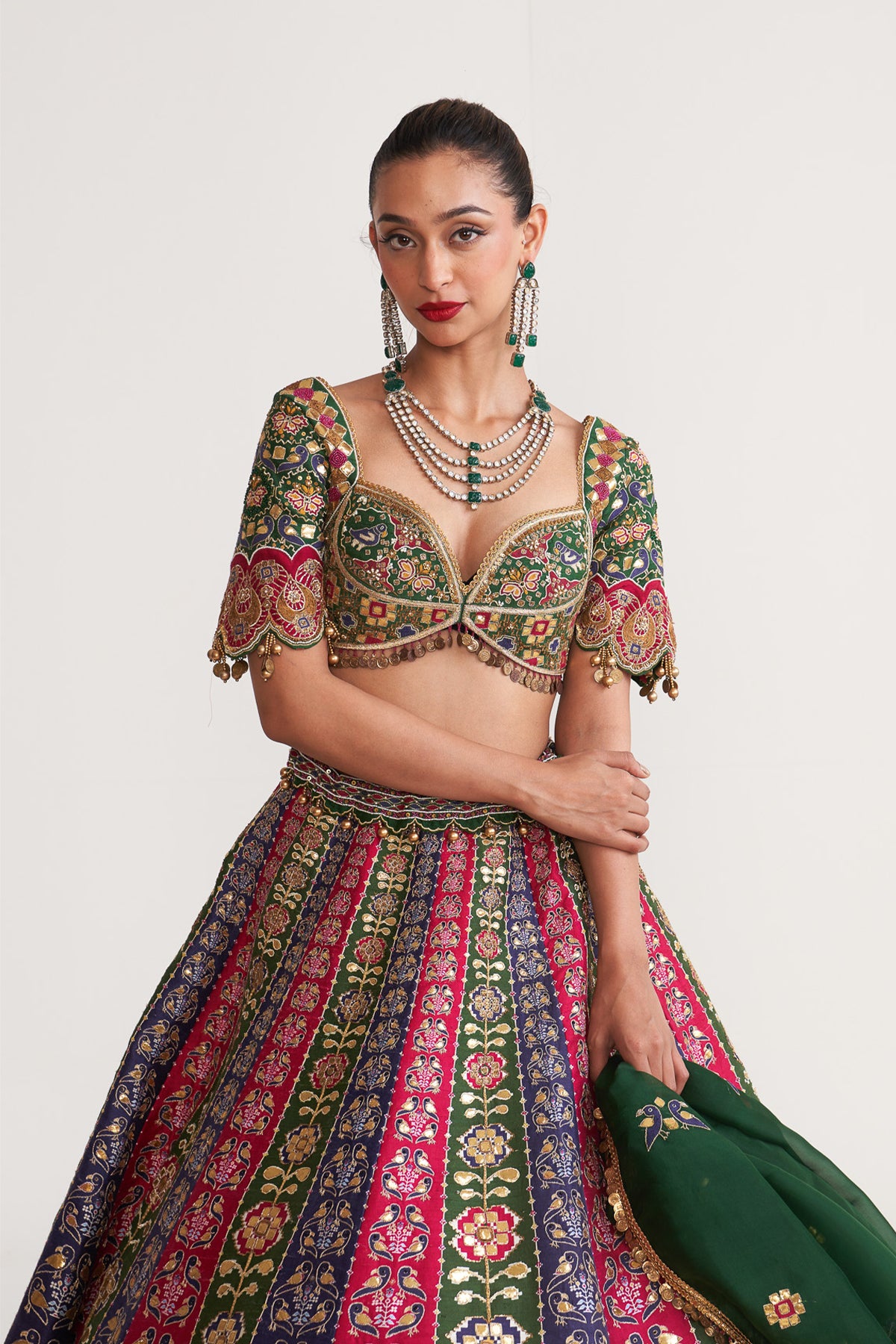 Rajsi Rang Patola lehanga