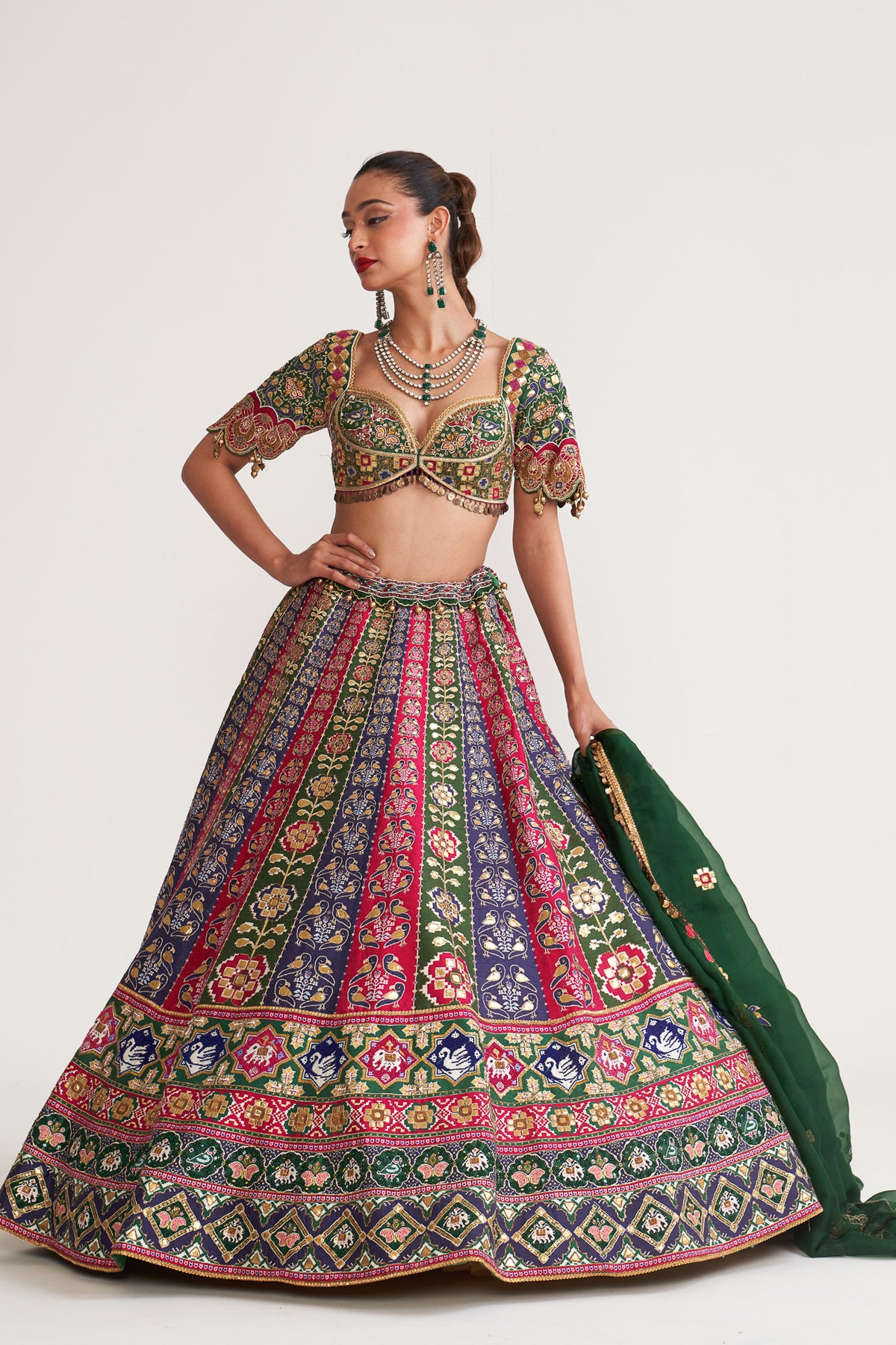 Rajsi Rang Patola lehanga