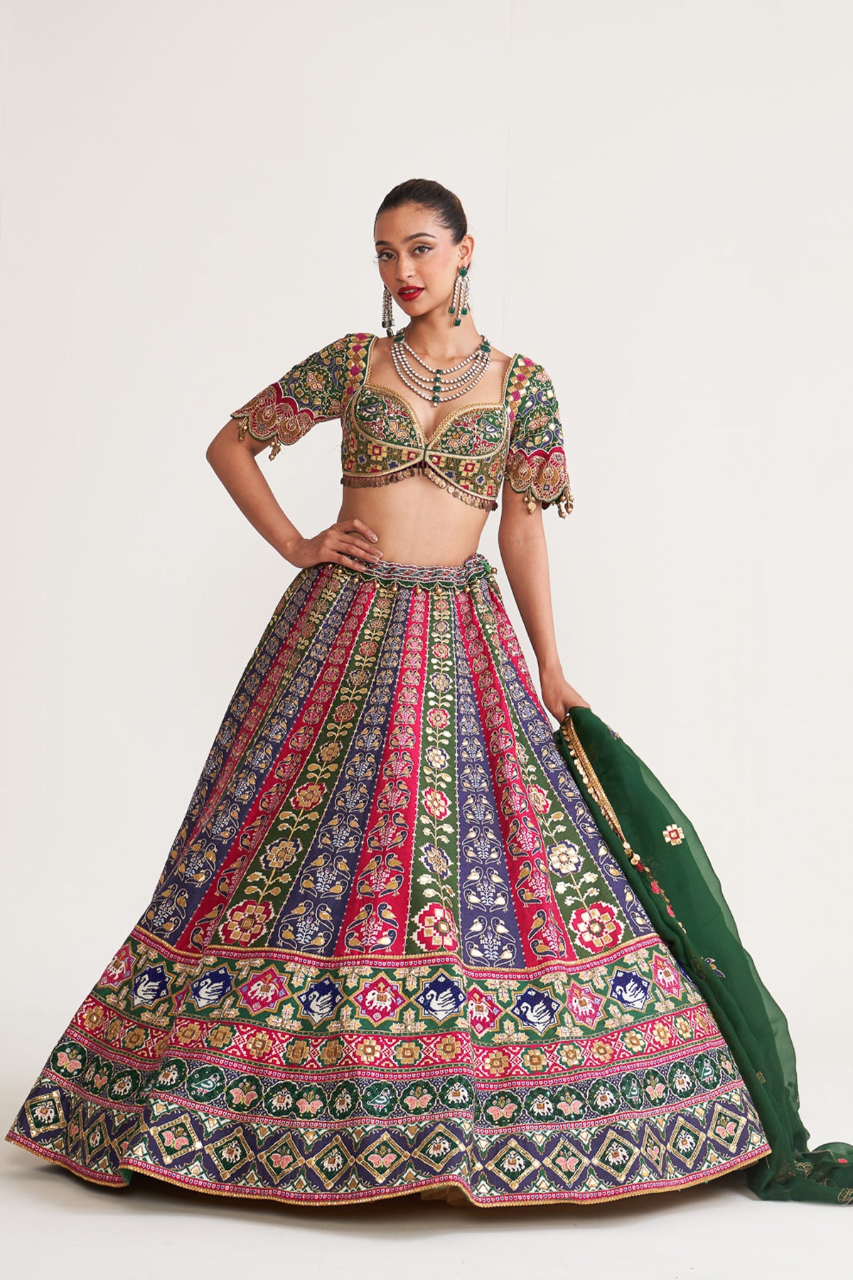 Rajsi Rang Patola lehanga