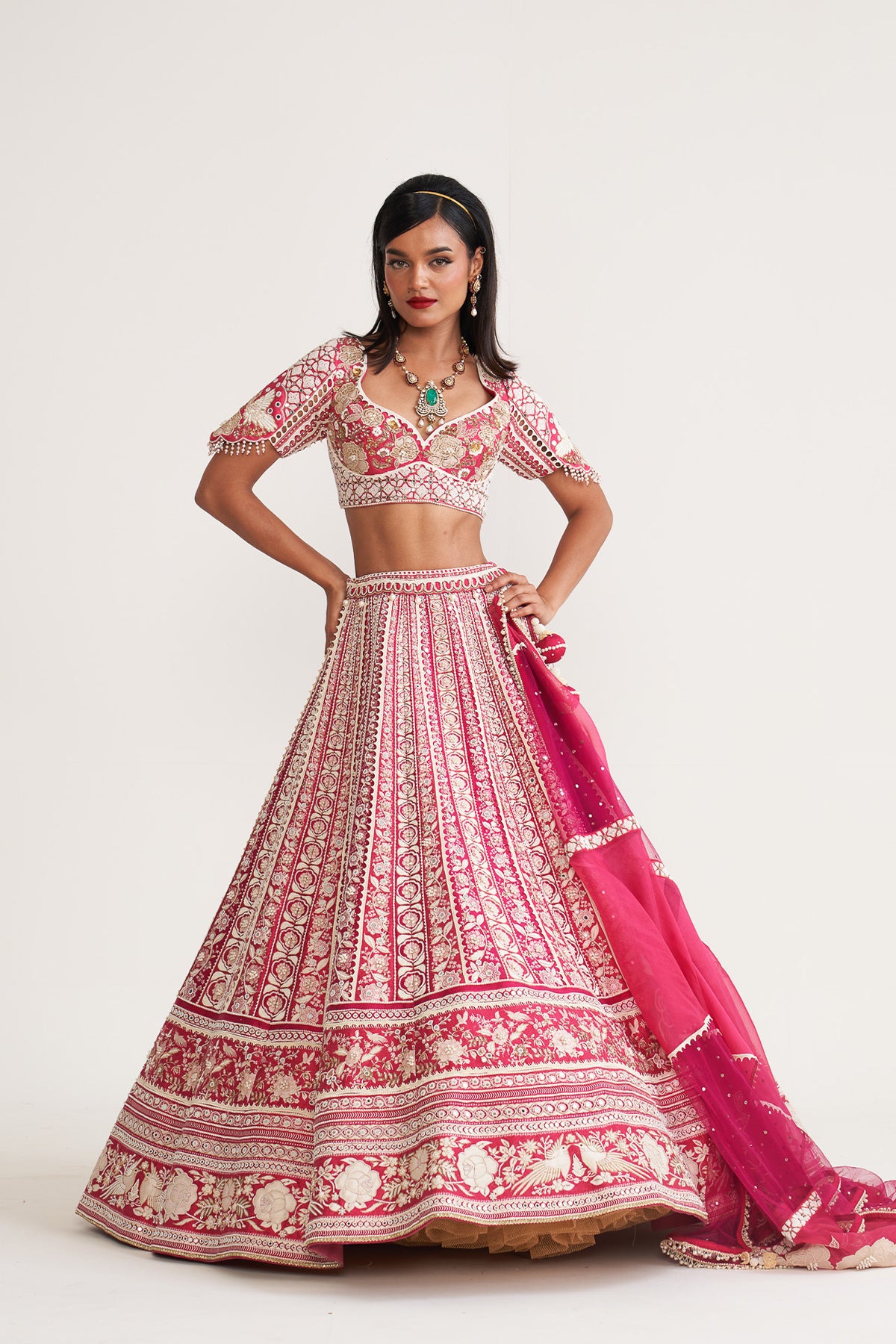Gulab e jashan lehenga