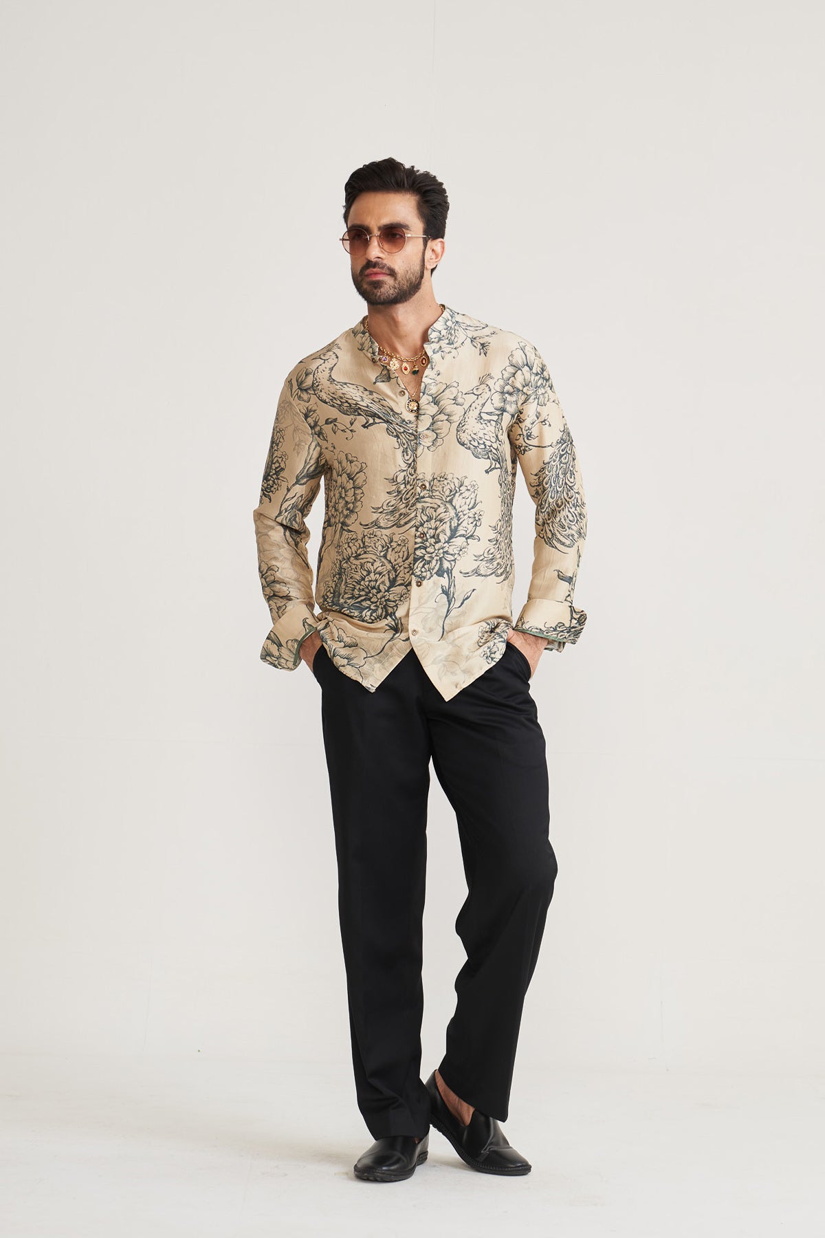 Scarlet bloom shirt