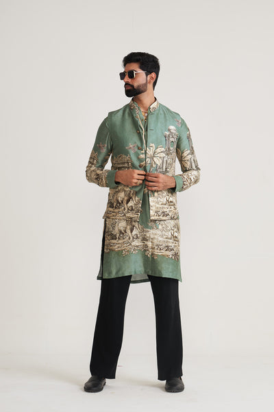 Tusk & temple nehru jacket