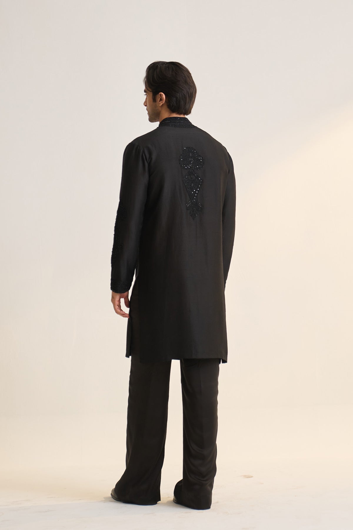 Dori embroidered long kurta