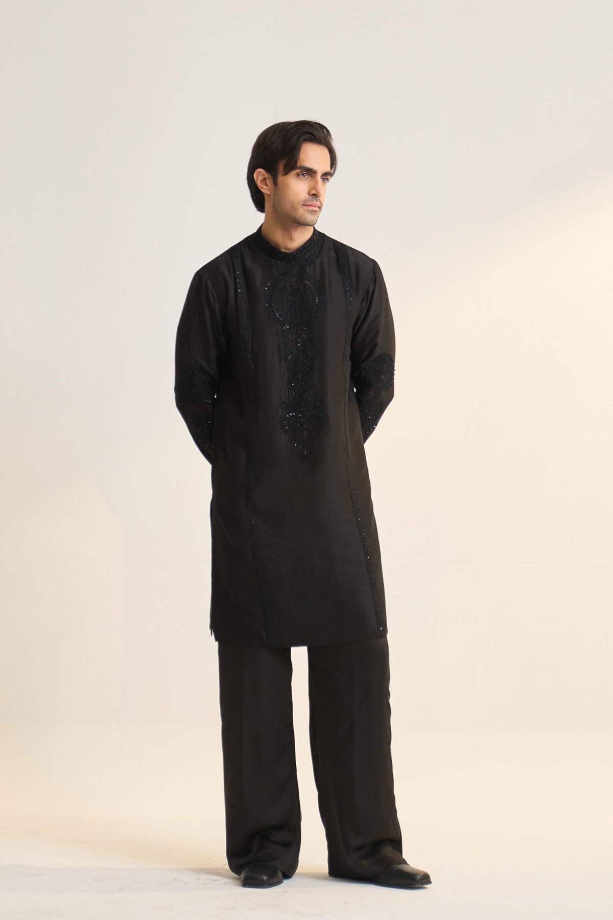 Dori embroidered long kurta