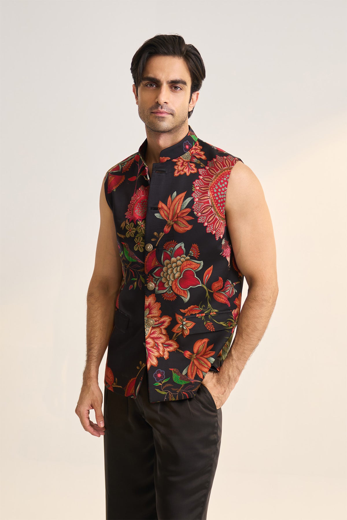 Chintz waistcoat