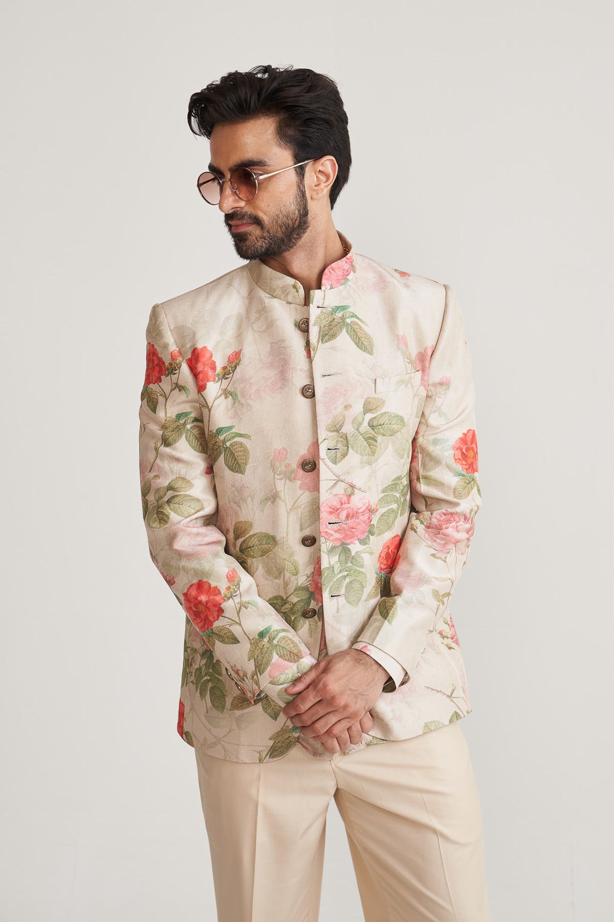 Vintage bloom ivory banghgala