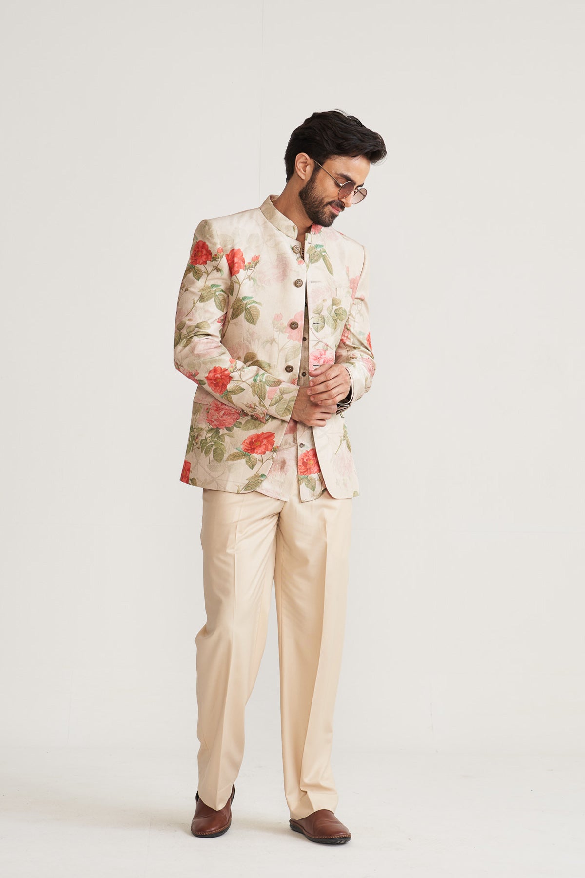 Vintage bloom ivory banghgala