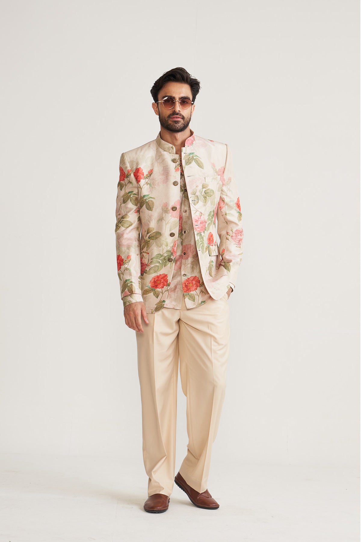 Vintage bloom ivory banghgala