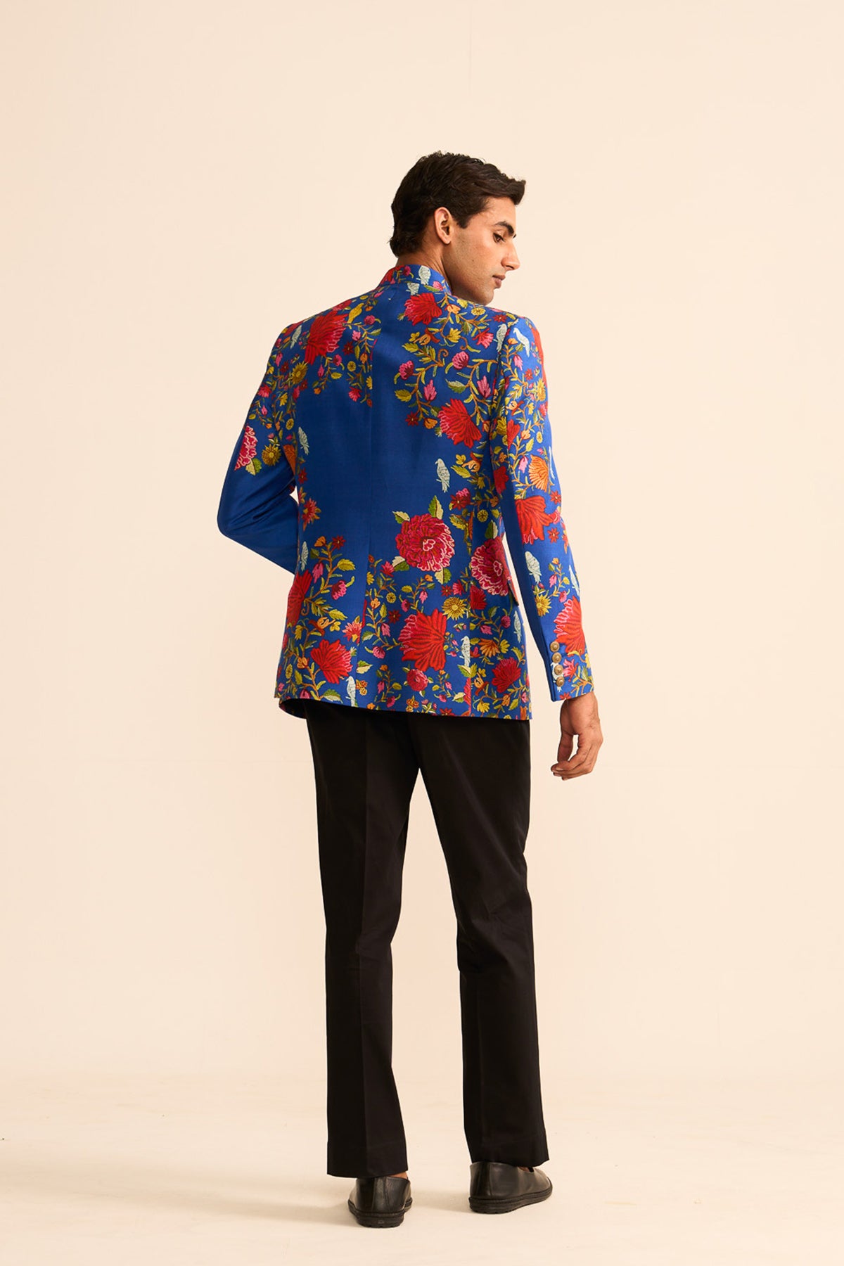 Noor-e-kashmir printed bandhgala