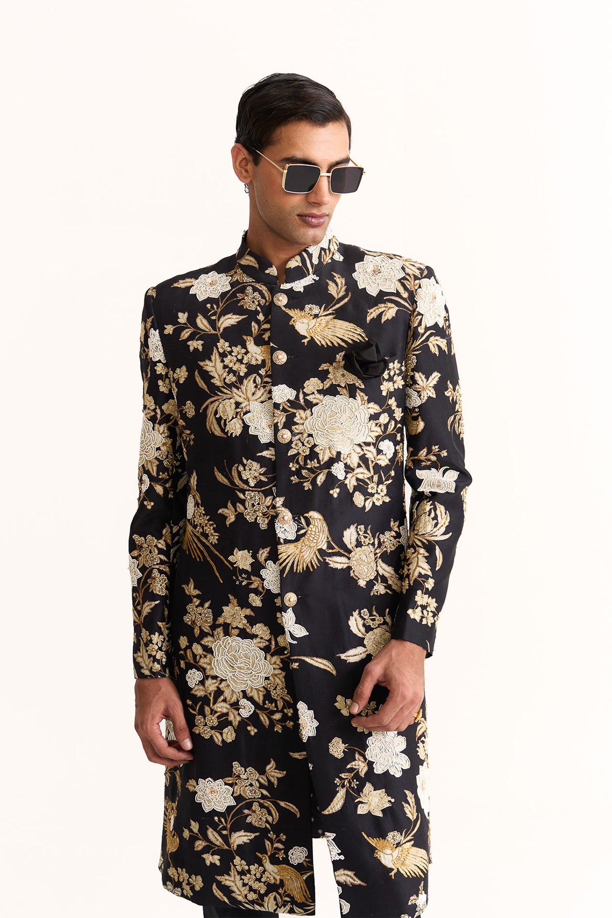 Parsi embellished achkan