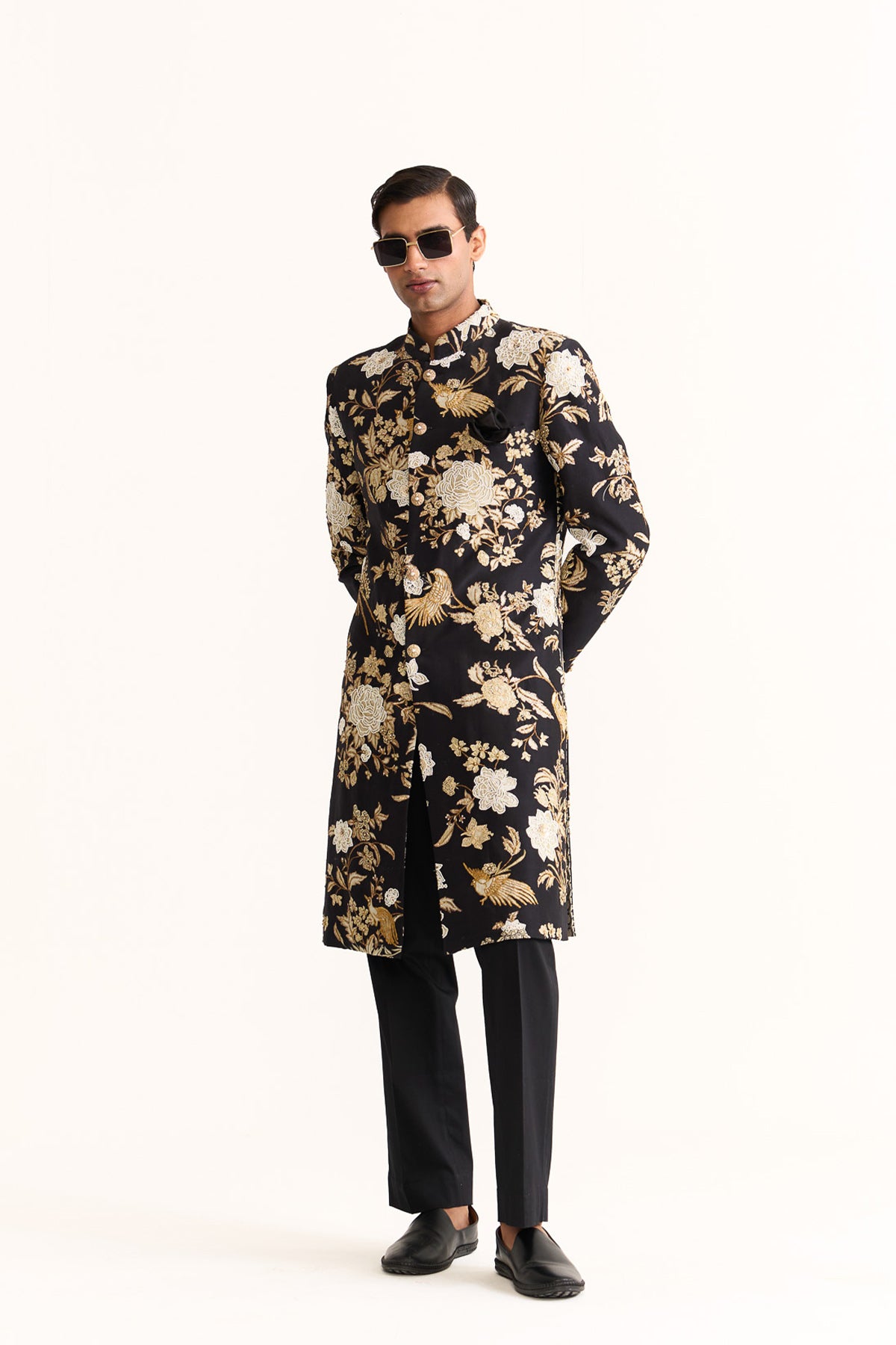 Parsi embellished achkan