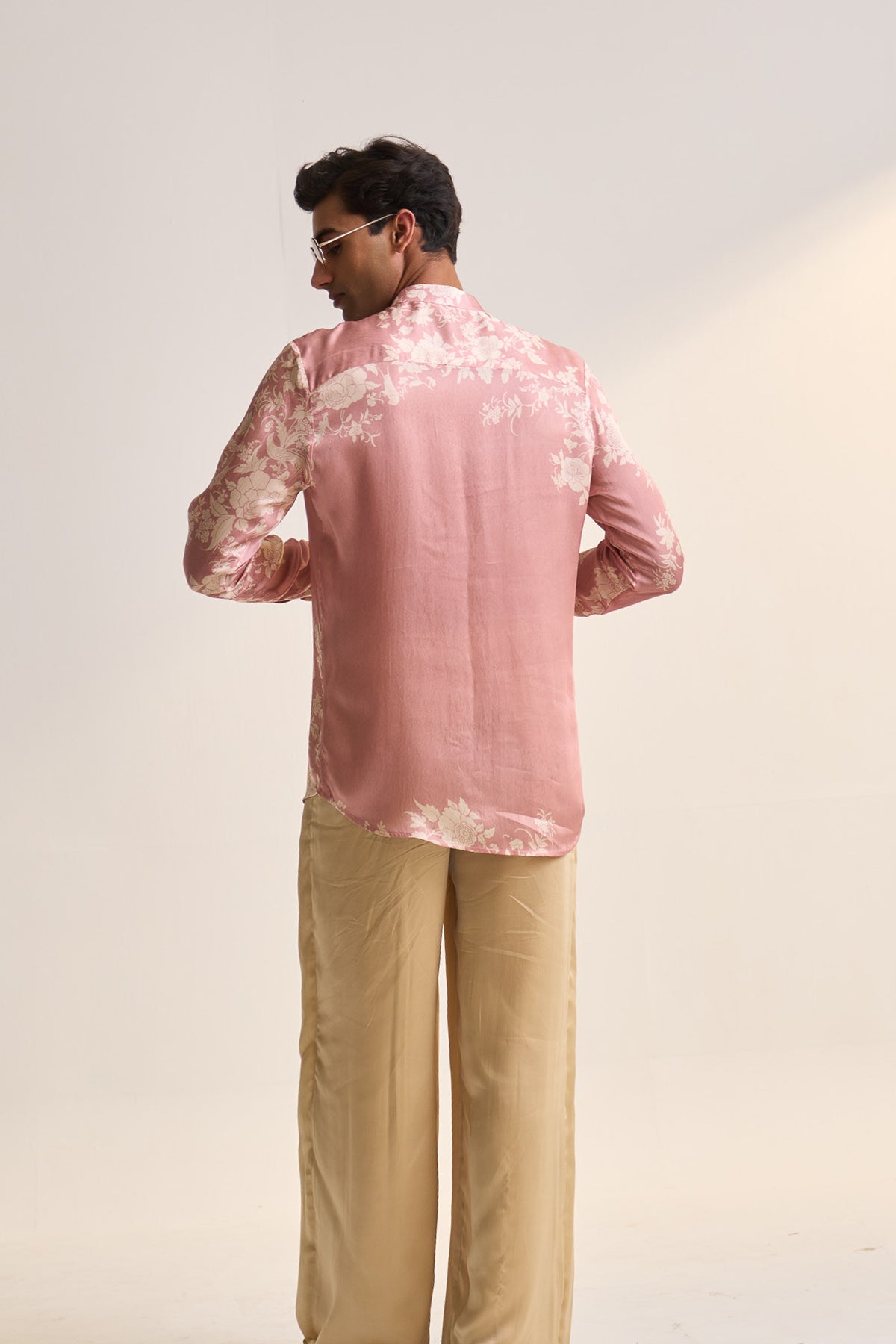 Summer parsi pink shirt