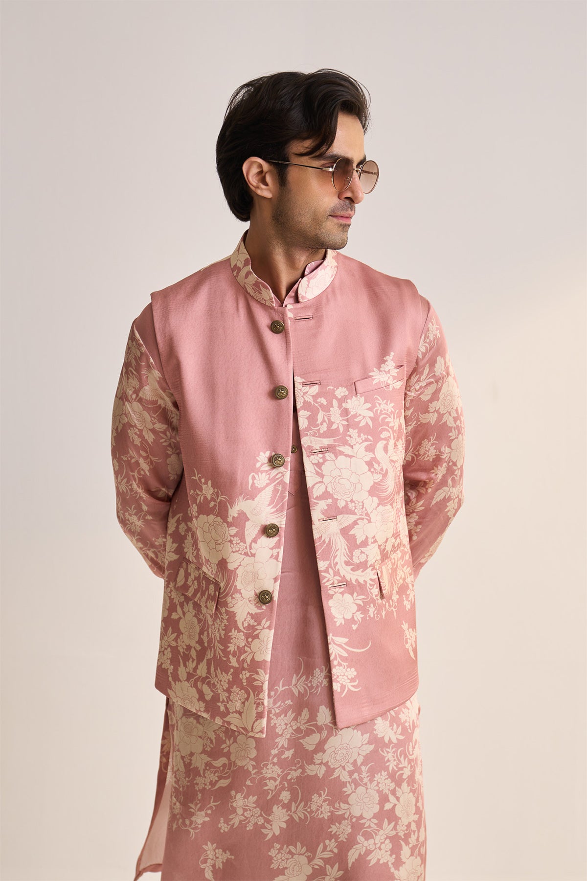 Summer parsi nehru jacket