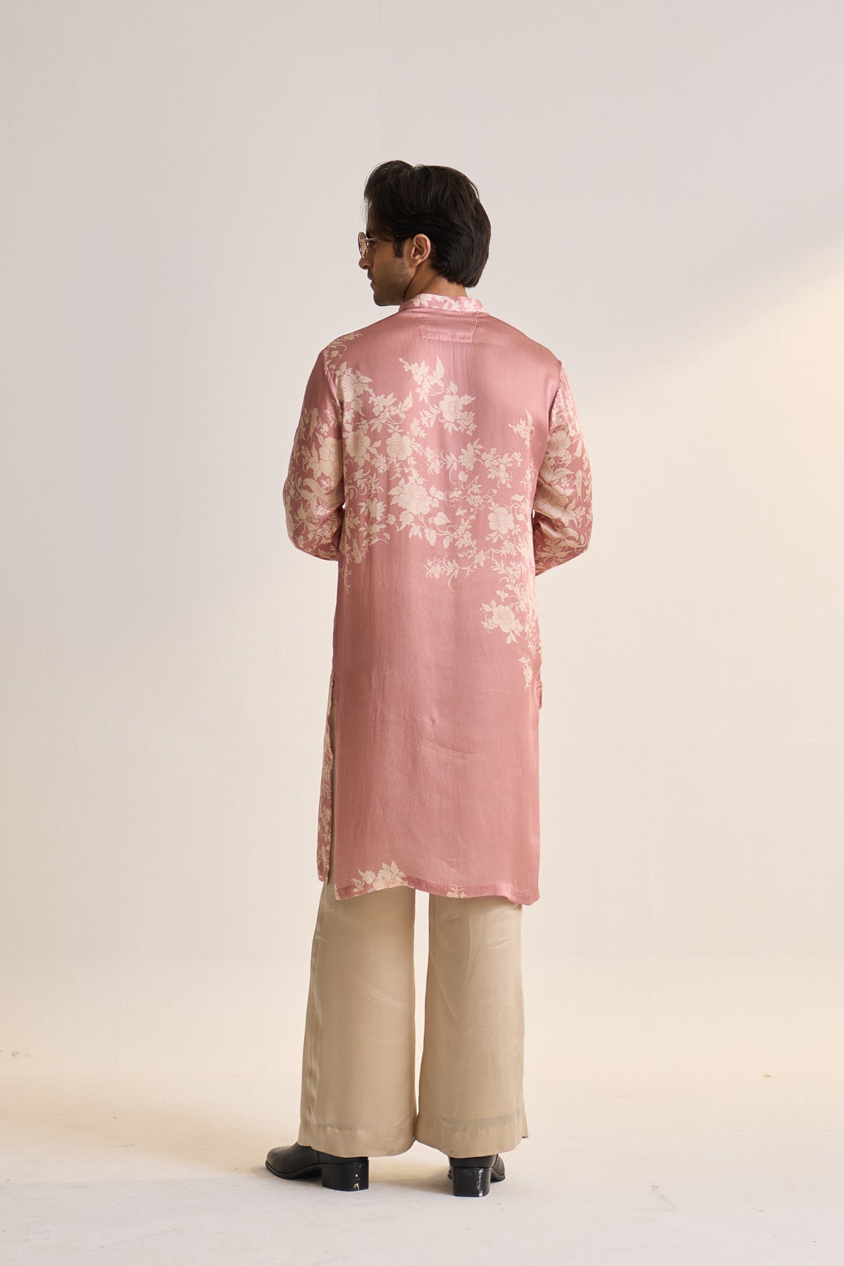 Summer parsi pink kurta